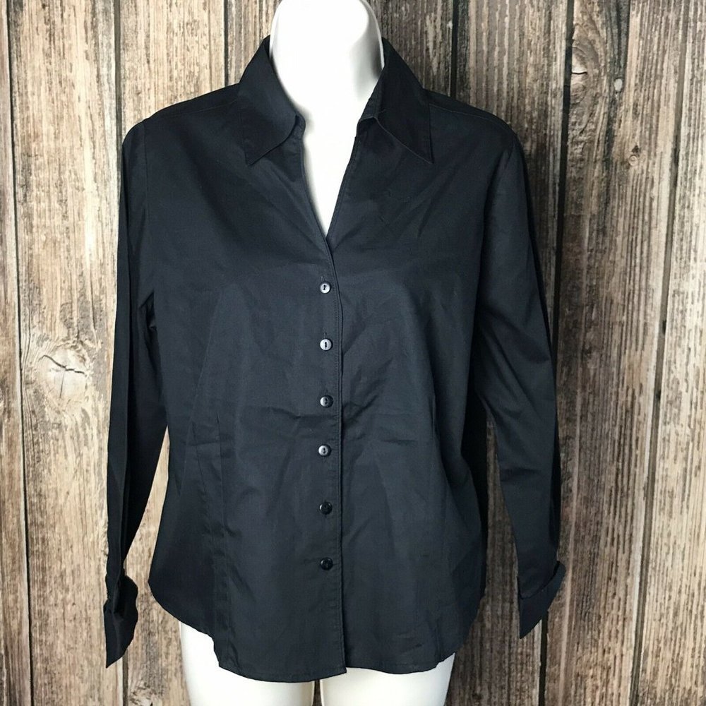 M.E. Modern Essentials Collared Button Down Shirt - image 1